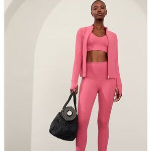 New Athleta L Salutation Jacket Dragonfruit Pink Size Large